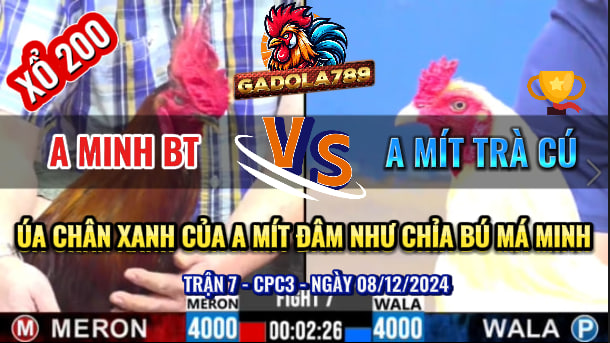 Trận 7 CPC3 Ngày 08/12/2024